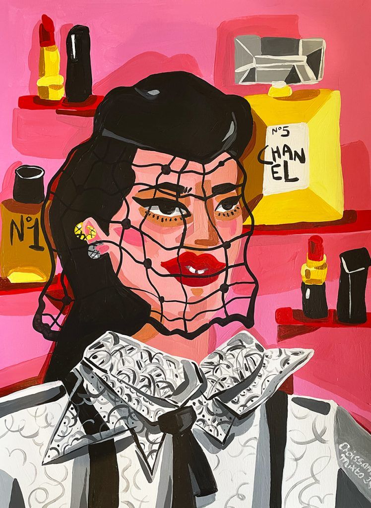 acrilico-mujer-chanel