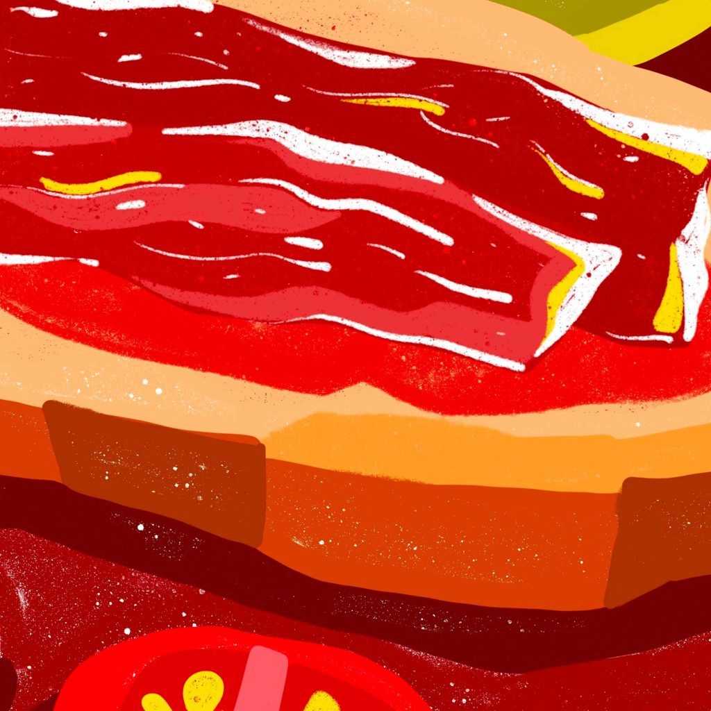 ilustracion-digital-foodie-desayuno-espanol5-croissant-mixto