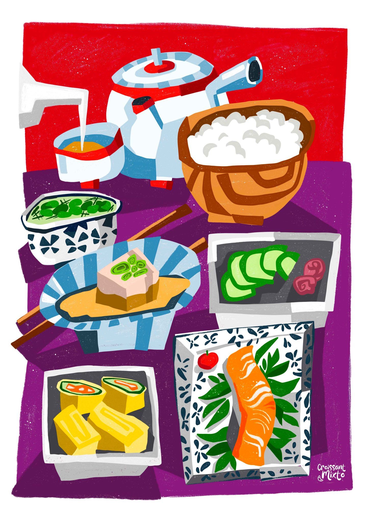 ilustracion-digital-foodie-desayuno-japones1-croissant-mixto