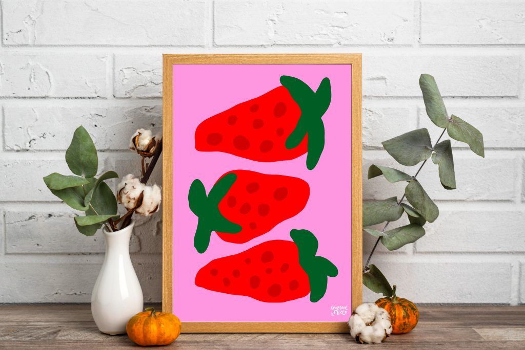 ilustracion-digital-foodie-fresas3-croissant-mixto
