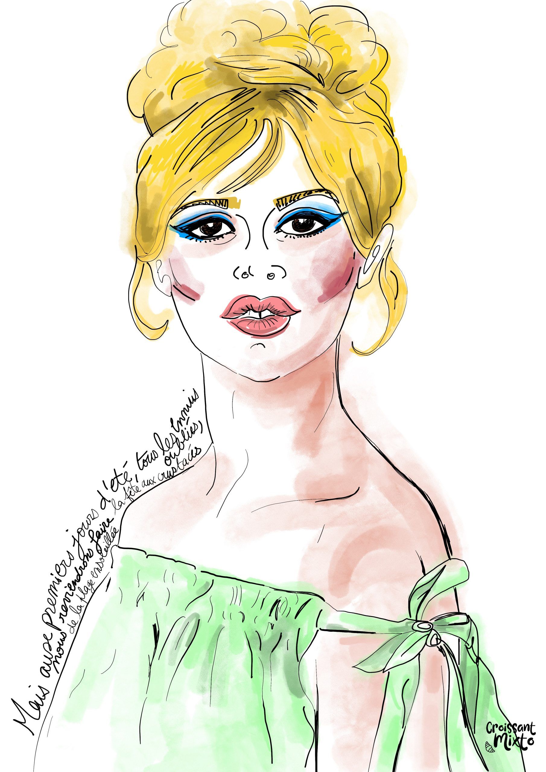 ilustracion-digital-retrato-brigitte-bardot-croissant-mixto