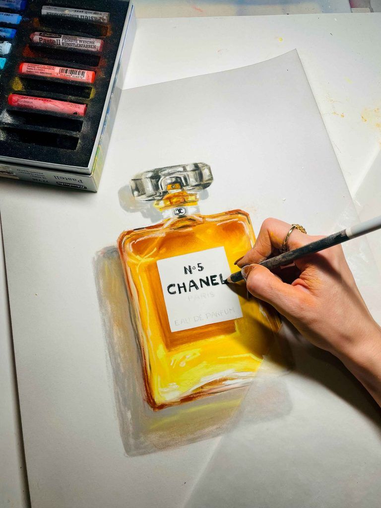 pastel-chanel-perfume3-croissant-mixto